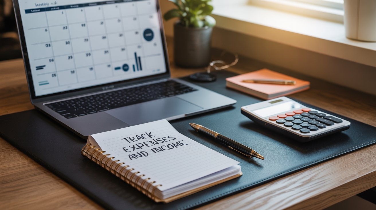how to keep track of business expenses and income