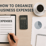 How to Organize Business Expenses